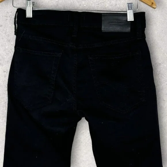 Jack & Jones Stretch Slim Glenn Fit Black Denim Jeans Mens Size 28 x 32 Pant NEW - Picture 9 of 15